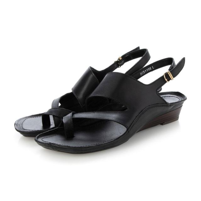 サヤ（SAYA）/24春夏新作本革プラット製法ウェッジサンダル