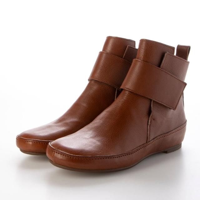 サヤ（SAYA）/24秋冬新作クレープ本革プラット製法サイドゴアブーツ SAYA ブーツ 24cm 24秋冬新作クレープ本革プラット製法サイドゴア