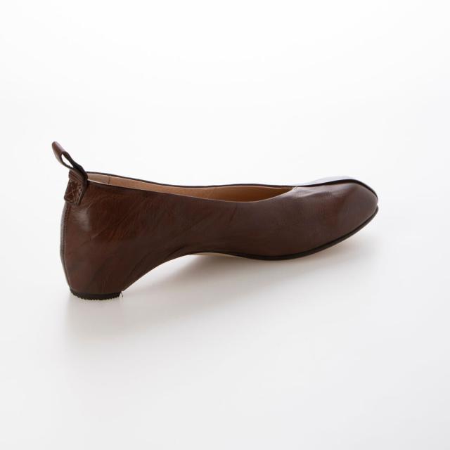 サヤ（SAYA）/24秋冬新作フラット本革ラウンドトウVカット