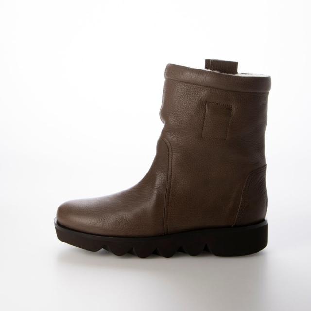 サヤ（SAYA）/24秋冬新作3．5cm本革ボアライニングショートブーツ サヤ（SAYA）/24秋冬新作3．5cm本革ボアライニングショートブーツの