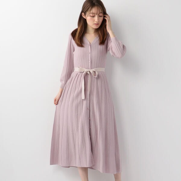 ミッシュマッシュ 透かし編みロングニットワンピースの通販はau Pay マーケット Brand Square By Oioi ブランドスクエアbyマルイ