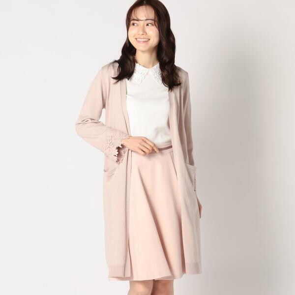 New ミッシュマッシュ 袖レースニットロングカーディガンの通販はau Pay マーケット Brand Square By Oioi ブランドスクエアbyマルイ