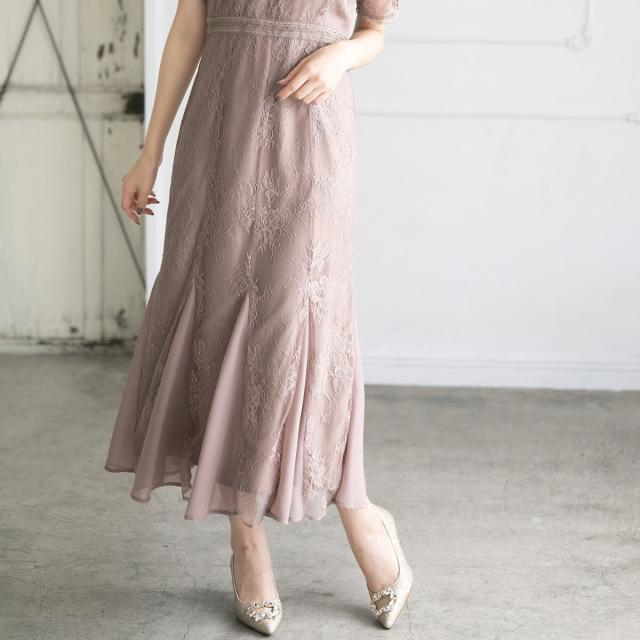 ミッシュマッシュ（MISCH MASCH）/レースギャザーディテールワンピース