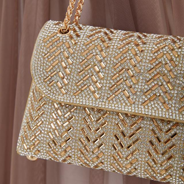 ミッシュマッシュ（MISCH MASCH）/ラインストーンチェーンバッグ/MOB002の通販は