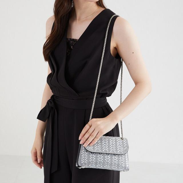 ミッシュマッシュ（MISCH MASCH）/ラインストーンチェーンバッグ/MOB002の通販は