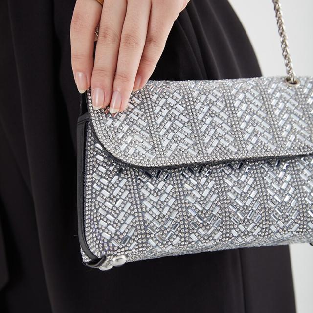 ミッシュマッシュ（MISCH MASCH）/ラインストーンチェーンバッグ/MOB002の通販は