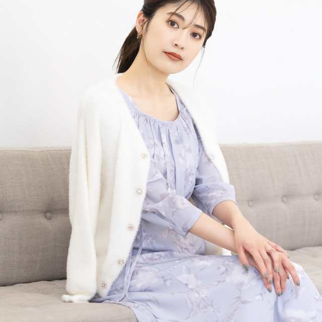 ミッシュマッシュ（MISCH MASCH）/シャギービジューカーディガン