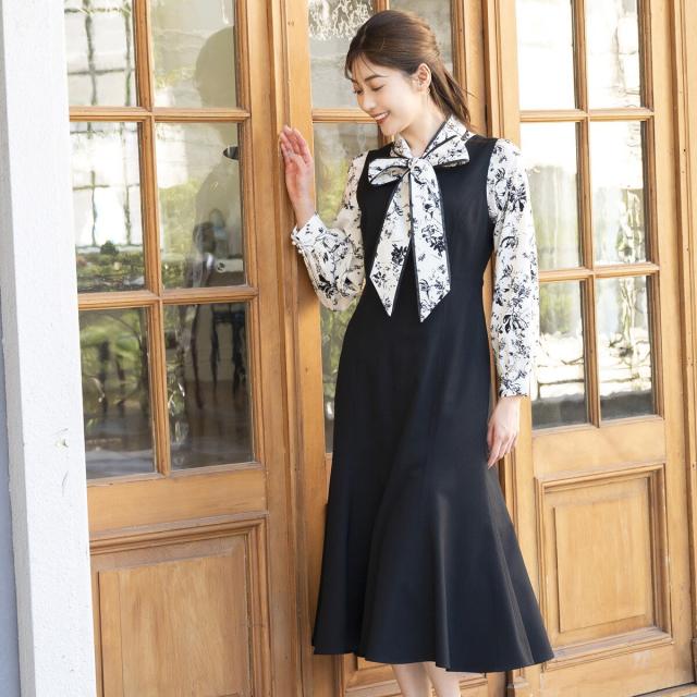 ミッシュマッシュ（MISCH MASCH）/ウールライクマーメイドジャンスカ