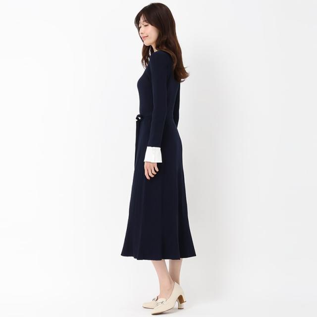 ミッシュマッシュ（MISCH MASCH）/25春夏新作 カフス袖Vネックニット