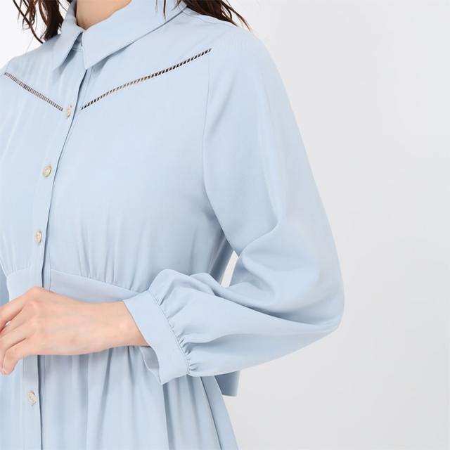 ミッシュマッシュ（MISCH MASCH）/25春夏新作 ハシゴレース切替シャツ