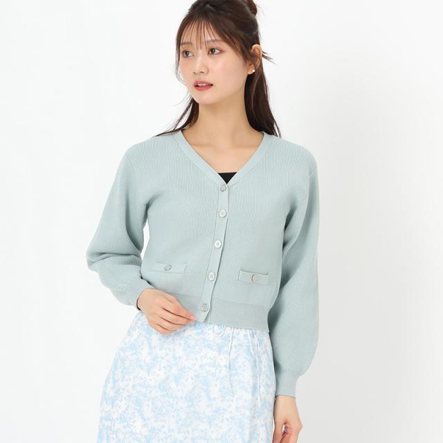 ミッシュマッシュ（MISCH MASCH）/25春夏新作 畦Vネックカーディガンの通販は 7,304円