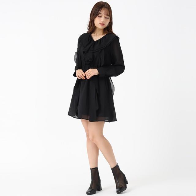 ミッシュマッシュ（MISCH MASCH）/2025秋冬新作 フリルミニワンピース