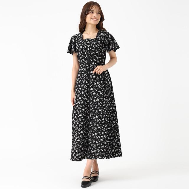 ミッシュマッシュ（MISCH MASCH）/1枚でコー1枚でコーデ完成、軽やかフェミニンスタイル　2025秋冬新作 パイピングアソートワンピース ミッシュマッシュ（MISCH MASCH）/1枚でコー1枚でコーデ完成、軽やか