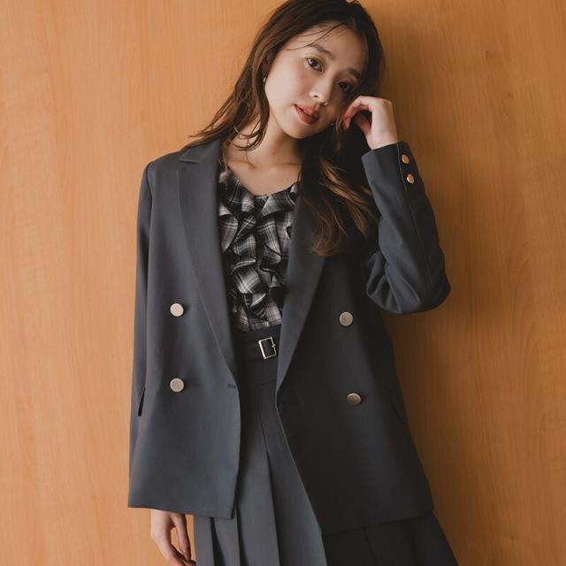 ミッシュマッシュ（MISCH MASCH）/クラシカルで上品、きちんと感を叶える 2025秋冬新作 ダブルテーラードジャケット