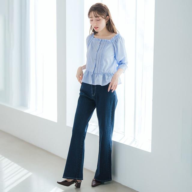 ミッシュマッシュ（MISCH MASCH）/2026春夏新作 ストレッチデニムワイドパンツ_6