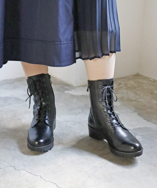 モードカオリ（MODE KAORI）/レースアップブーツ/21438