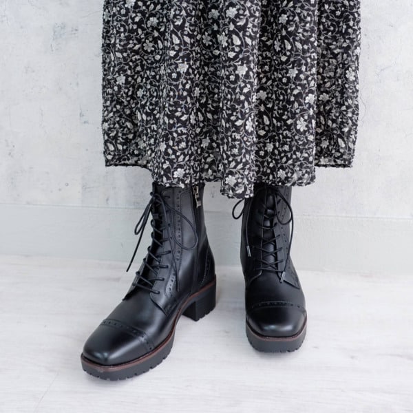 モードカオリ（MODE KAORI）/トラックソールレースアップブーツ/21459