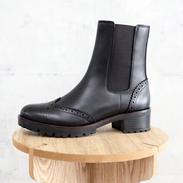 モードカオリ（MODE KAORI）/【撥水 防滑 断熱】トラックソールサイドゴアブーツ/21483