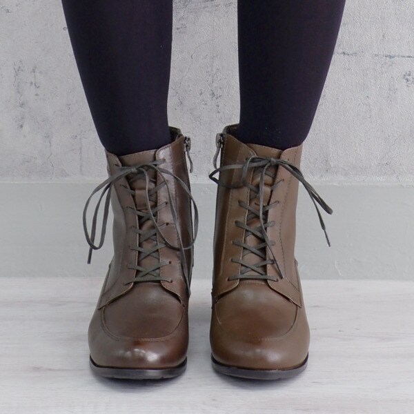 モードカオリ（MODE KAORI）/【撥水 防滑 断熱】Uチップレースアップ