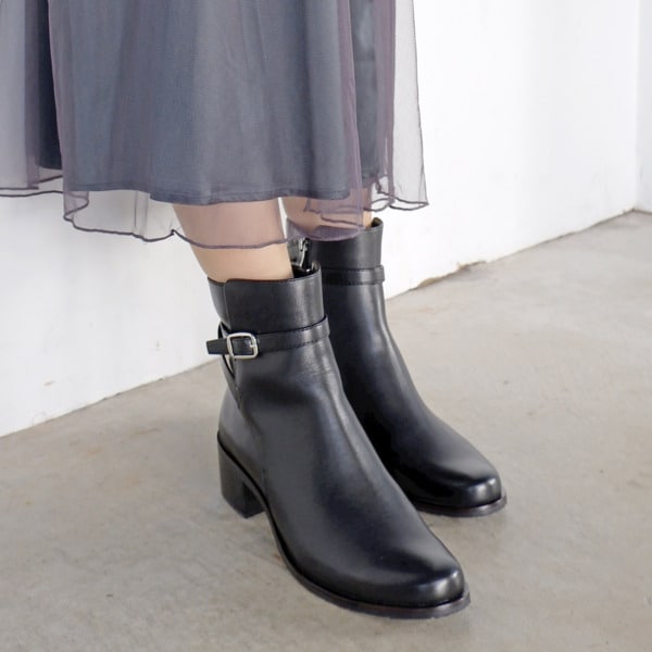 モードカオリ（MODE KAORI）/【防滑 蓄熱保温】ベルテッドブーツ/55076の通販は 14,454円