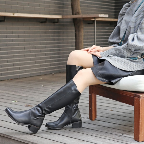 モードカオリ（MODE KAORI）/【防滑 蓄熱保温】ロングストレッチブーツ/55079