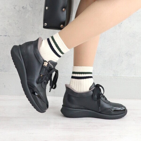 モードカオリ（MODE KAORI）/【スマートスライド】サイドジップスニーカー/21538