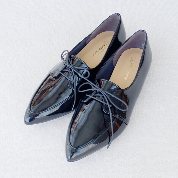モードカオリ（MODE KAORI）/【レイン】ポインテッドトゥアイレットシューズ/6295