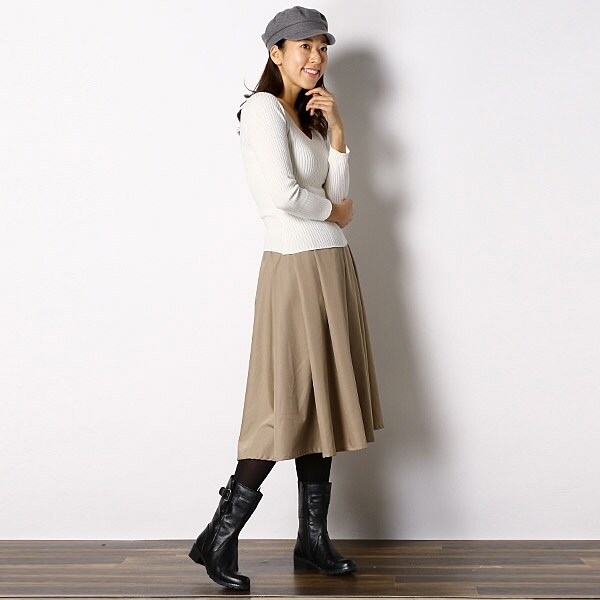 モードカオリ（MODE KAORI）/ミドル丈ブーツ/21378