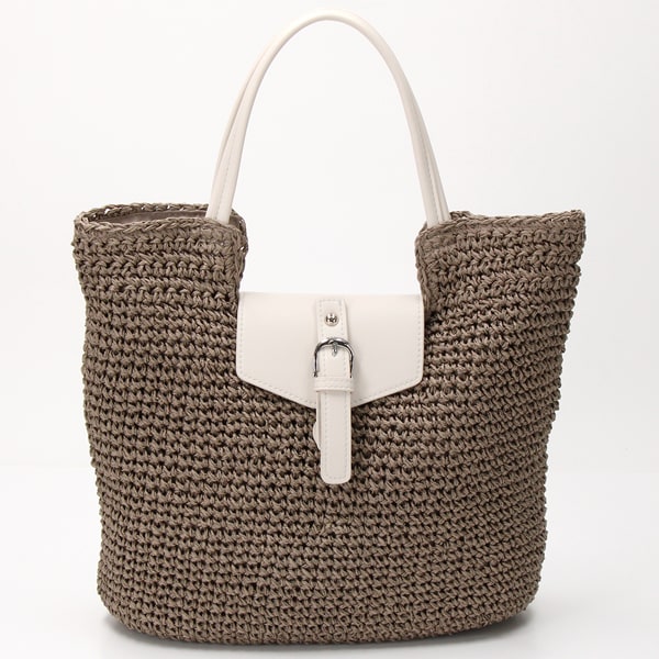 カシュカシュ（cache cache）/カシュカシュ cachecache / ベルトフラップクロッシェトート カゴバッグ