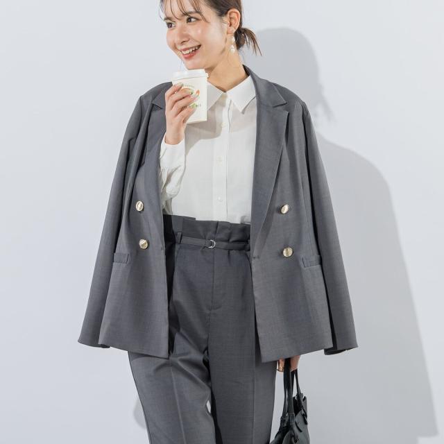 ビッキー（VICKY）/【オケージョンにも大活躍】ドライタッチジャケット《セットアップ対応/手洗い可能》