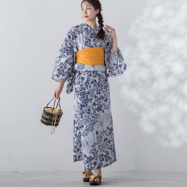 ビッキー（VICKY）/【浴衣3点セット】(ゆかた・しわ兵児帯・下駄)やまと撫子≪手洗い可能≫の通販は 8,800円