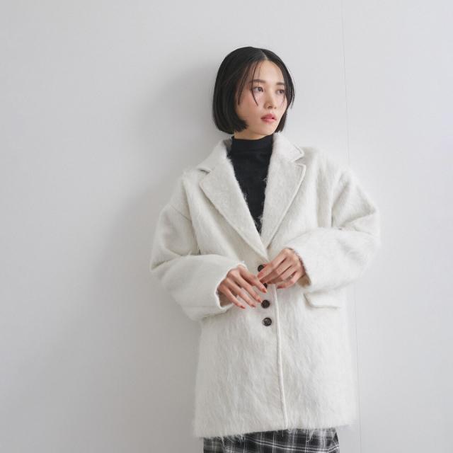 エニムバイビッキー（ENIM BY VICKY）/【ENIM BY VICKY】シャギーテーラードジャケットの通販は 5,170円