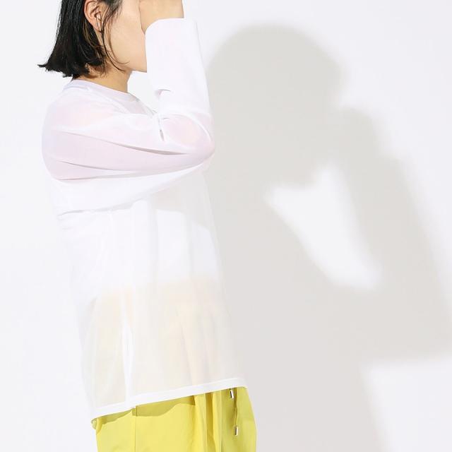 エニムバイビッキー（ENIM BY VICKY）/【ENIM BY VICKY】シアーラグランロンT《手洗い可能》