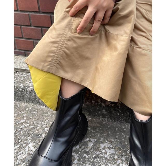 エニムバイビッキー（ENIM BY VICKY）/【ENIM BY VICKY】ナイロンドロストワークスカート《手洗い可能》