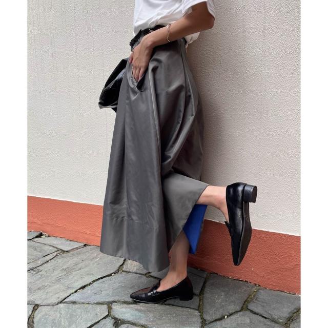 エニムバイビッキー（ENIM BY VICKY）/【ENIM BY VICKY】ナイロンドロストワークスカート《手洗い可能》