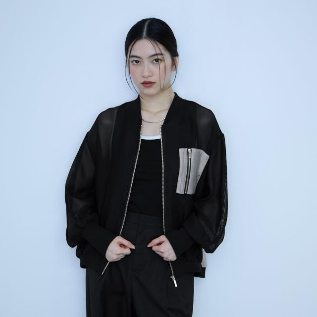 ビッキー（VICKY）/【大人の抜け感】メッシュブルゾン