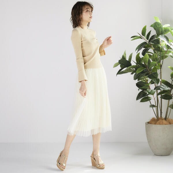 New クイーンズコート ｗｅｂ別注 ストライプフリルチュールスカートの通販はau Pay マーケット Brand Square By Oioi ブランドスクエアbyマルイ