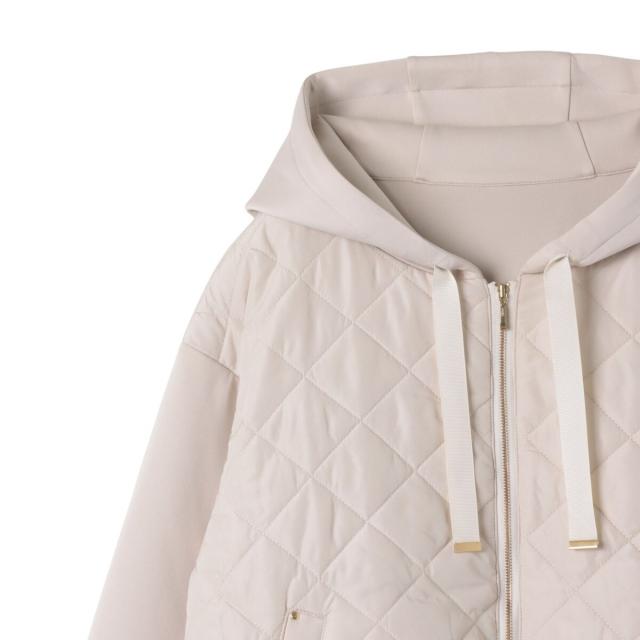 クイーンズコート（QUEENS COURT）/ハイストレッチダンボールパーカー