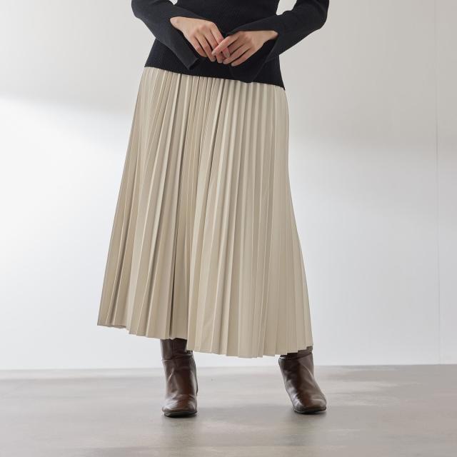 クイーンズコート（QUEENS COURT）/シープナッパチョウプリーツスカート