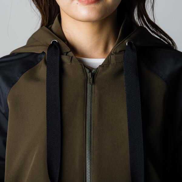 メイソングレイ/異素材ドッキングミドルマウンテンパーカー≪洗濯機で