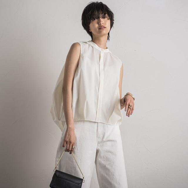 メイソングレイ（MAYSON GREY）/2WAYケープブラウス≪洗濯機で洗える≫