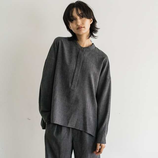 メイソングレイ（MAYSON GREY）/DRY　MELANGE千鳥ブラウス≪洗濯機で洗える≫の通販は