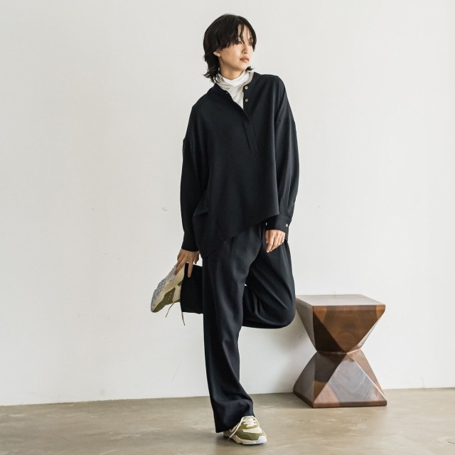 メイソングレイ（MAYSON GREY）/DRY　MELANGE千鳥ブラウス≪洗濯機で洗える≫の通販は