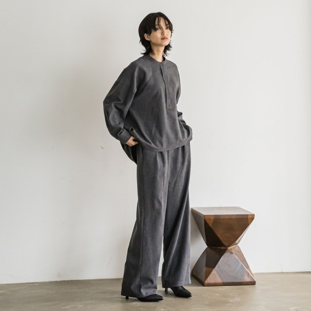 メイソングレイ（MAYSON GREY）/DRY　MELANGE千鳥ブラウス≪洗濯機で洗える≫の通販は