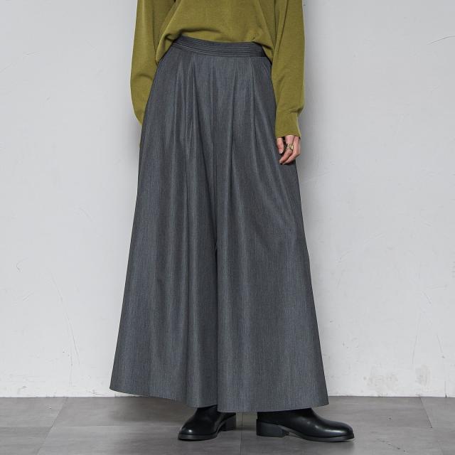 メイソングレイ（MAYSON GREY）/【新色追加】フレアヘムキュロットパンツ≪洗濯機で洗える≫