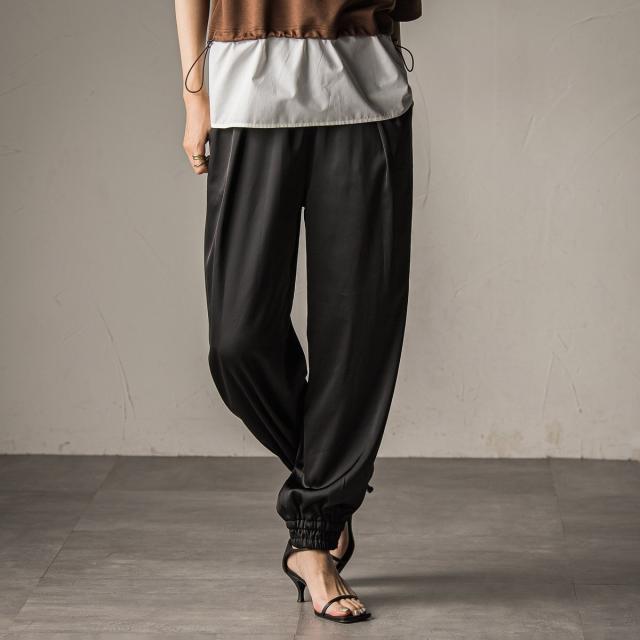 メイソングレイ（MAYSON GREY）/【WEB限定】サテンジョガーパンツ≪手洗い可能≫