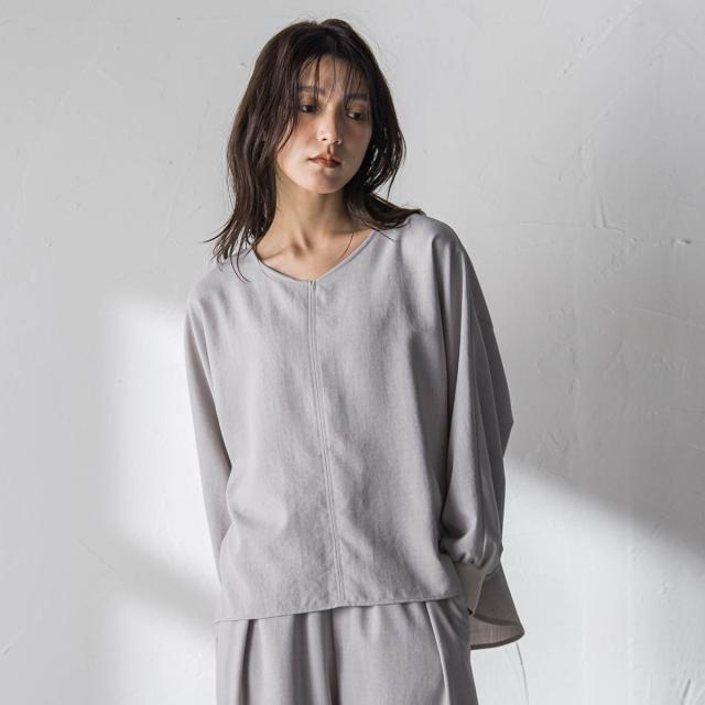 メイソングレイ（MAYSON GREY）/【一瞬で楽とキレイを叶える】タンブラーオックスギャザー袖ブラウス≪手洗い可能≫