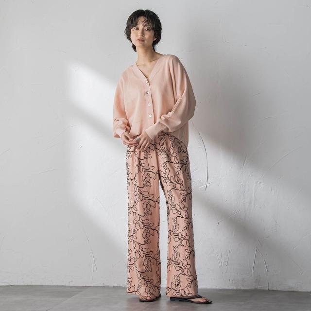 メイソングレイ（MAYSON GREY）/ボタニカル刺繍イージーワイドパンツ_5