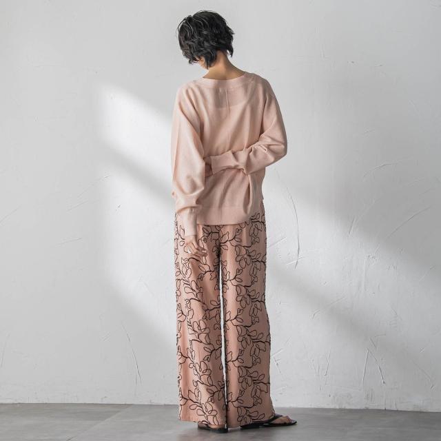 メイソングレイ（MAYSON GREY）/ボタニカル刺繍イージーワイドパンツ_7