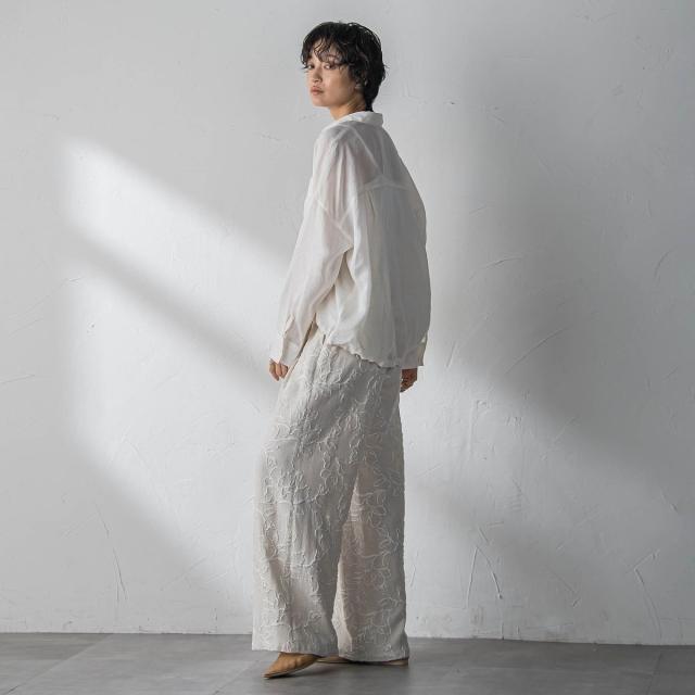 メイソングレイ（MAYSON GREY）/ボタニカル刺繍イージーワイドパンツ_13